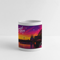 Rhein Sunset Köln Tasse - Weiß
