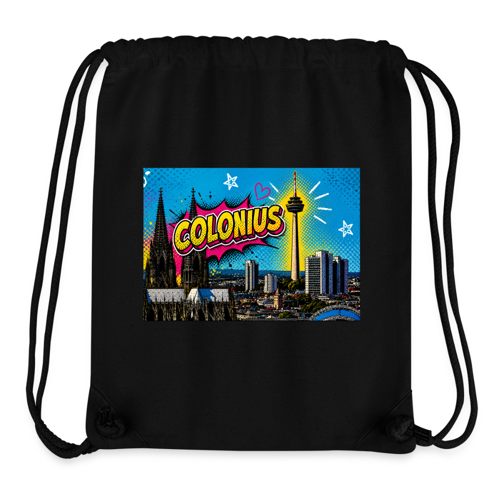 Colonius Köln Turnbeutel - Schwarz