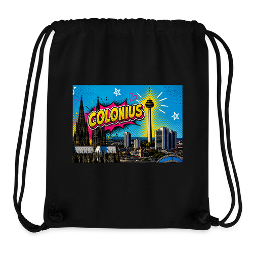 Colonius Köln Turnbeutel - Schwarz